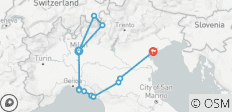  Mailand, Ligurien &amp; Venedig - 8 Tage - 13 Destinationen 