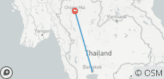  Essentieel Bangkok naar Chiang Mai - 7 dagen - 2 bestemmingen 