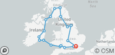  Plaisirs de Grande-Bretagne et d\'Irlande (à partir de 2026, 8 jours) (19 destinations) - 19 destinations 