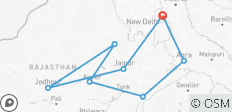  Tour de 11 días por el Rajastán Real y la Fauna y Flora Silvestres desde Delhi - Estancia en Castillos Patrimoniales - 8 destinos 