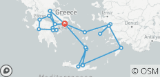  Best of Greece (With 4 Days Cruise, Base R O W, Premier Cabin) - 23 destinations 