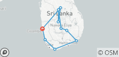  Ontdek Sri Lanka 7 Nachten / 8 Dagen - 10 bestemmingen 