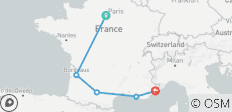  De las luces de la ciudad a las delicias de la costa: París, Burdeos, Toulouse, Marsella y Niza - 5 destinos 