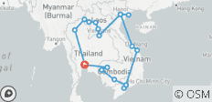  Boucle de l\'Asie du Sud-Est - 19 destinations 