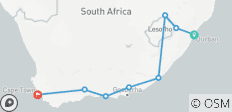  Garden Route Adventure (8 destinations) - 8 destinations 