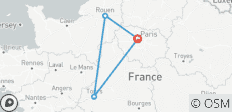  Hoogtepunten van Noord-Frankrijk: Parijs, Rouen en Tours in 9 dagen - 4 bestemmingen 