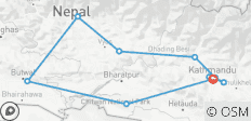  Nepal Culture and Wildlife Intro - 10 destinations 
