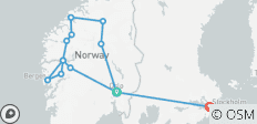  Joyau des fjords norvégiens, charme de Stockholm - 13 destinations 