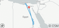  Égypte Le Nil - 10 jours Le Caire, croisière sur le Nil et Alexandrie avec vol intérieur - 10 destinations 