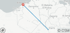  Overstappen: Enkele reis Caïro ↔ Alexandrië (Hotels) - 2 bestemmingen 