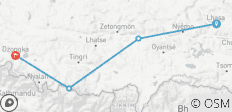  7 jours - Circuit Lhassa-EBC-Frontière de Gyirong (Népal) par voie terrestre en petit groupe (max. 15) | Forfait Aventure Chine de l\'Ouest - 4 destinations 