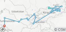  22-day The Five Stans Silk Road Group Tour - 22 destinations 
