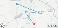  3 jours de safari ultime en Tanzanie - 4 destinations 