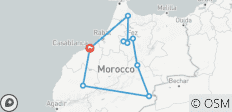  6-Day Private Morocco Tour: From Casablanca to the Sahara and Marrakech - 9 destinations 