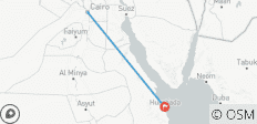  Overstappen: Enkele reis Caïro ↔ Hurghada (Hotels) - 2 bestemmingen 
