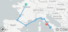  London to Rome Quest (Standard, Start Paris, Age 18-22) - 15 destinations 