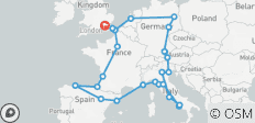 European Quest (Standard, Summer (à partir de mars 27), Start Paris, Classic) - 27 destinations 