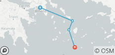  Athens to Santorini Island Hopping Plus Reunion 35 to 45 (Only Available To Contiki Past Travellers, Reunion) - 4 destinations 