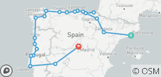  17 Daagse Noord-Spanje &amp; Portugal Premium Kleine Groepsreis - 24 bestemmingen 