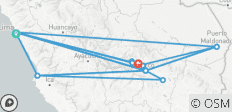  11 Daagse Hoogtepunten van Peru Premium Tour in kleine groep - 36 bestemmingen 