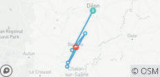  Active Burgundy: Dijon to Beaune - 6 destinations 
