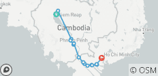  L\'enchantement du Mékong et de Siem Reap 2026 - 11 jours (16 destinations) - 16 destinations 