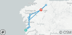  Der Portugiesische Jakobsweg - die letzten 100km am Küstenweg von Baiona (9 Tage) - 11 Destinationen 