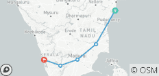  East to West Coast: Southern India - 5 destinations 