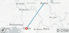  7 Tage Kyoto &amp; Osaka Verborgene Natur (privater Reiseführer und Fahrer) - 2 Destinationen 
