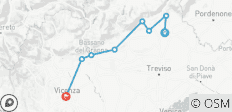  Cycling the Prosecco Hills and Vineyards - Classic Self-Guided - 8 destinations 