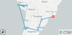  Premium Highlights of South America - 17 destinations 