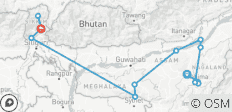  India – een expeditie naar Sikkim, Assam &amp; Nagaland - 13 bestemmingen 