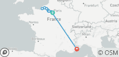  Normandy &amp; Gems of the Seine with Paris &amp; the French Riviera - 9 destinations 