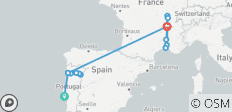  Inolvidable Duero y Espectacular Sur de Francia con Lisboa 2027 - 24 Días (14 destinations) - 14 destinos 