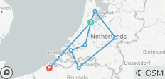  Windmills, Tulips &amp; Belgian Delights with Amsterdam &amp; Bruges - 8 destinations 