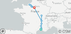  Grand France (2027) (Arles nach Paris, 2027) - 15 Destinationen 