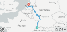  Bemerkenswerter Rhein &amp; Historisches Holland (Basel bis Amsterdam - 9 Destinationen 