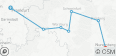  Marchés de Noël classiques (2027) (de Francfort à Nuremberg, 2027) - 7 destinations 