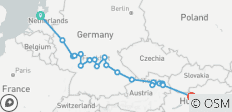  Joyas europeas (2027) (Ámsterdam a Budapest, 2027) - 19 destinos 