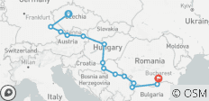  Portretten van Oost-Europa (2027) (Praag naar Boekarest, 2027) - 14 bestemmingen 