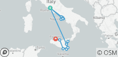  Italienische Flucht und Sizilien 35 bis 45 35 bis 45) - 14 Destinationen 