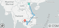  De Hanoi à Angkor Wat à vélo - 6 destinations 