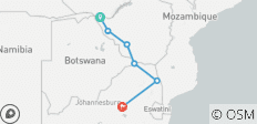  Southern Africa Safari (9 Days) - 6 destinations 