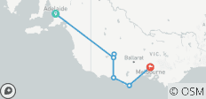  Hoogtepunten van Adelaide &amp; Melbourne - 3 dagen - 7 bestemmingen 