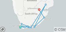  Surclassé - Le meilleur de l\'Afrique du Sud - 17 destinations 