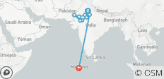  India Luxury Tour: Palace on Wheels, Taj Mahal &amp; Maldives - 10 destinations 