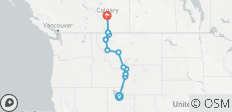  Parcs nationaux du Nord-Ouest avec Calgary Stampede - 12 destinations 