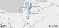  Jordanien Entdeckungsreise - 9 Destinationen 