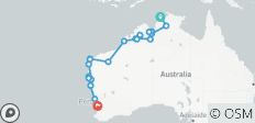  Circuit de Darwin à Perth avec le récif de Ningaloo, Exmouth, Karijini et les Kimberley - 23 destinations 