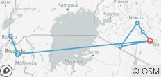  Premium Oeganda, Rwanda &amp; Kenia - 9 bestemmingen 